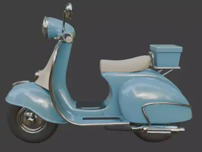 Scooter 3D Model 3D model shop