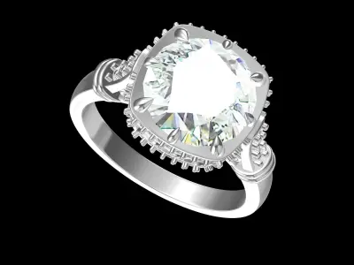 Wedding Ring  3D print model 441