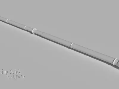 Fighting Stick 3D model