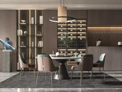 Restaurant Modern Luxury 3D model