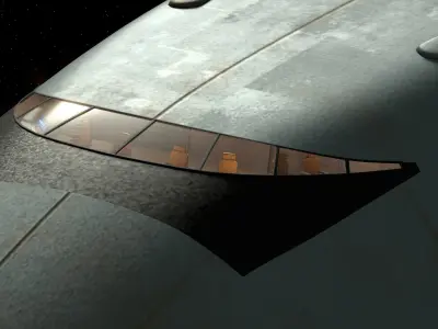 Battlestar Galactica - Rising Star 3D model