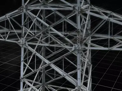Electrical Tower Gaussian splatting 3D model