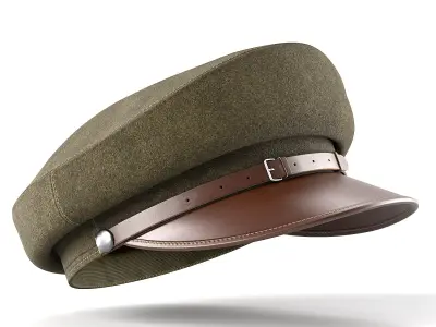 Officer Hat 3D model