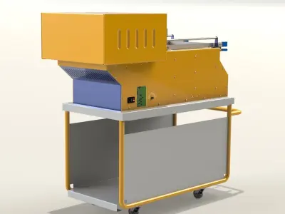 Vacuum Forming machine Thermoplastic 3D model