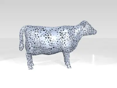 Cow Voronoi 3D model