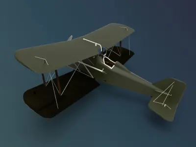Royal Aircraft Factory SE 5a 3D model