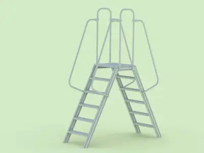 Double Sided Step Ladder 3D model purchase
