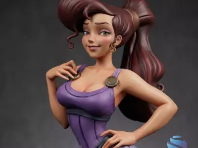 Megara from Hercules - Multi-Part 3D Printable Model 3D print model
