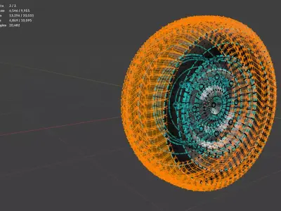 Car Tire 3D model