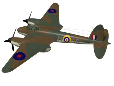 de Havilland DH98 Mosquito MkIV 3D model purchase