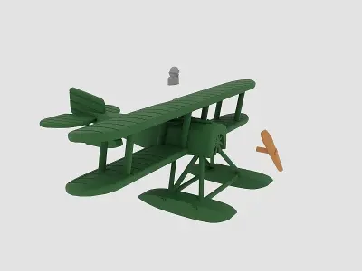 Fairey Hamble Baby Great Britain 3D print model