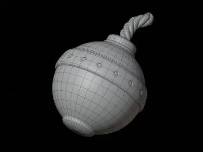 Bomb 3D Illustration 3D model purchase