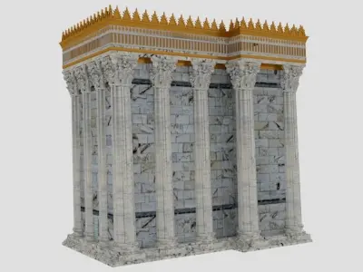 Herods Temple - New Pristine Version  3D model
