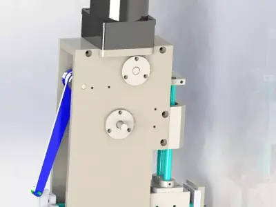 The cams mechanism 3D model