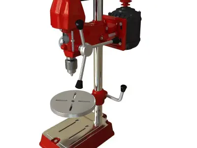 Bench drill 3D model buy
