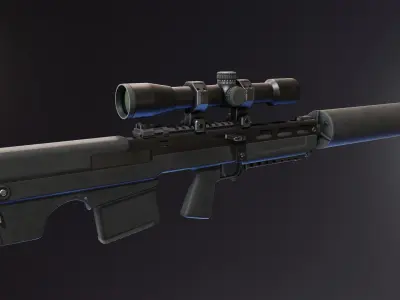 VSSK Vykhlop Low-poly 3D model