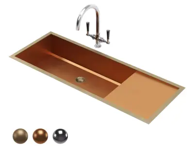 OFFICINE GULLO ACSTOPBPL - Kitchen Sink 3D model