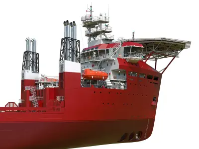 Offshore Carrier RED  3D model