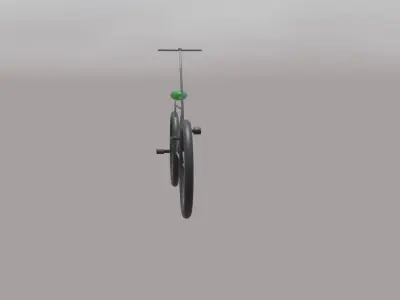 Cycle Low-poly 3D model