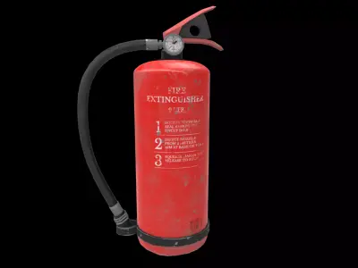 fire extinguisher 3D model
