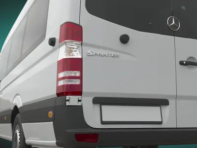 Mercedes-Benz Sprinter 2015 MiniBus L4H2 3D model
