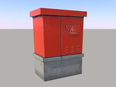 Electric Panel 3d model 3D model
