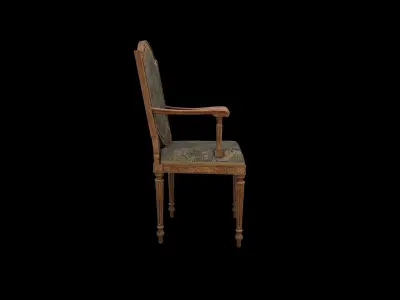 Vintage Chair Low-poly 3D model purchase