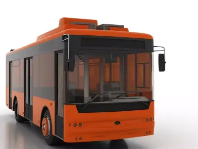 Trolleybus Bogdan T50110 3D model