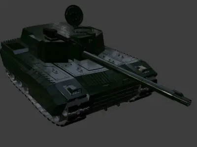 Military Tank 3D model by kolezyum