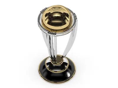 Cricket World Cup Trophy 3D model