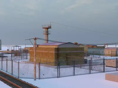 Military Base Level Environment Pack 3D model