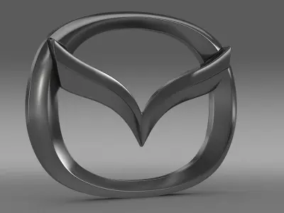 mazda logo 3D model from CGTrader