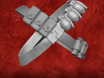 Saboteur Kit 3D printable files for Action Figures 3D print model
