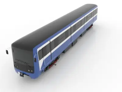Subway Train 81-7036 Low 3D Model Pack