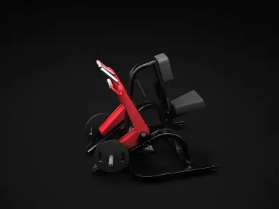 Row Machine 3D model