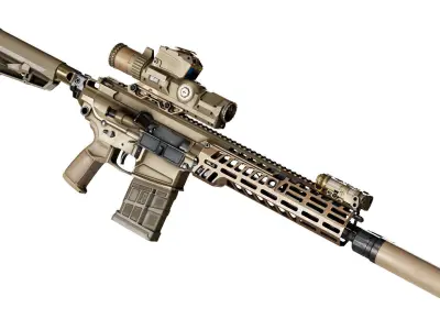 VORTEX XM157 LPVO SCOPE Low-poly 3D model