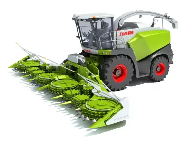 Forage Harvester Claas Jaguar 3D model