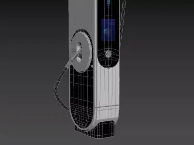 CHAEVI Ultra-fast EV Charger 3D model