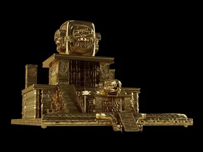 Golden Temple Free 3D model