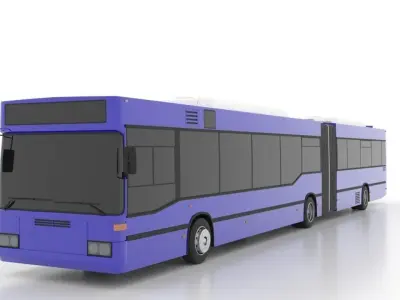 Mercedes-Benz O405GN2 France Low Low-poly 3D model