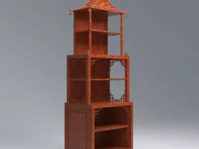 PAGODA CABINET 3D model