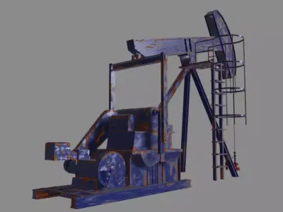 Oil Pump Low-poly 3D model purchase