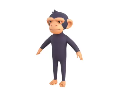 Character109 Chimpanzee 3D model