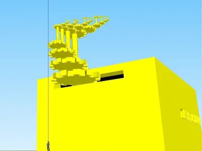 a big pile of gears large to small right-left Free 3D model