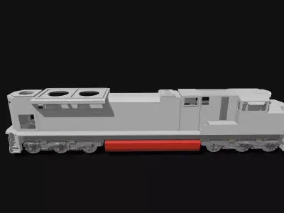 SD70ace to build yourself 1-12 Scale 3D print model