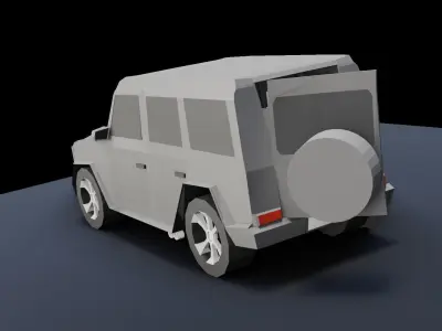 Mercedes Benz G Class - LowPoly Low-poly 3D model