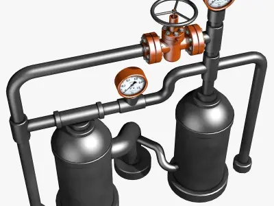 Industrial Storage Equipment 3D model purchase