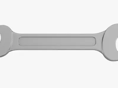 Wrench Low-poly 3D model 38