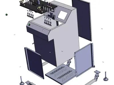 Product probe test equipment 3D model
