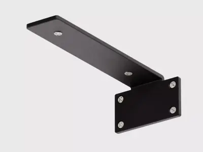 Metal shelf model Low-poly 3D model